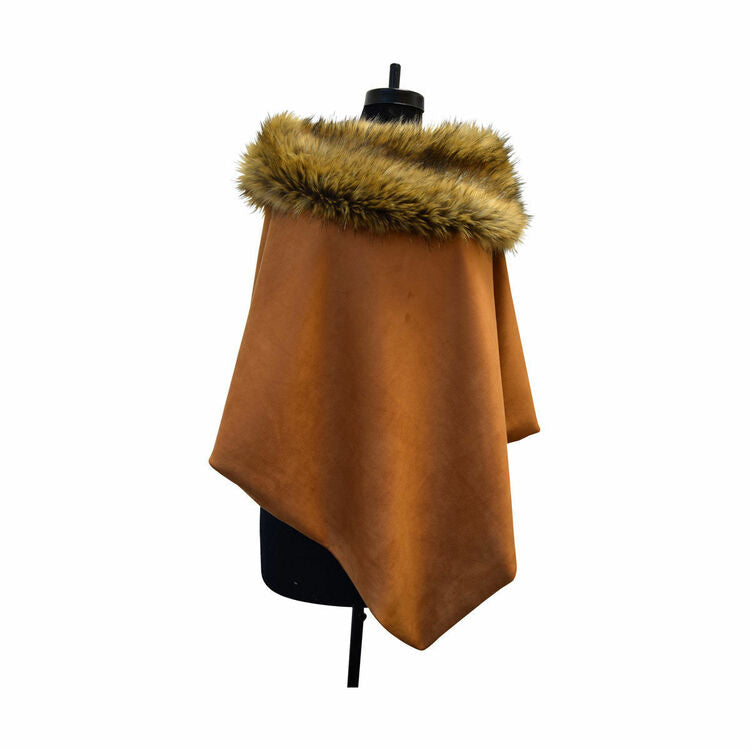 George and Dotty Cape faux fur